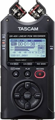 DR-40X Four Track Digital Audio Recorder & USB Audio Interface